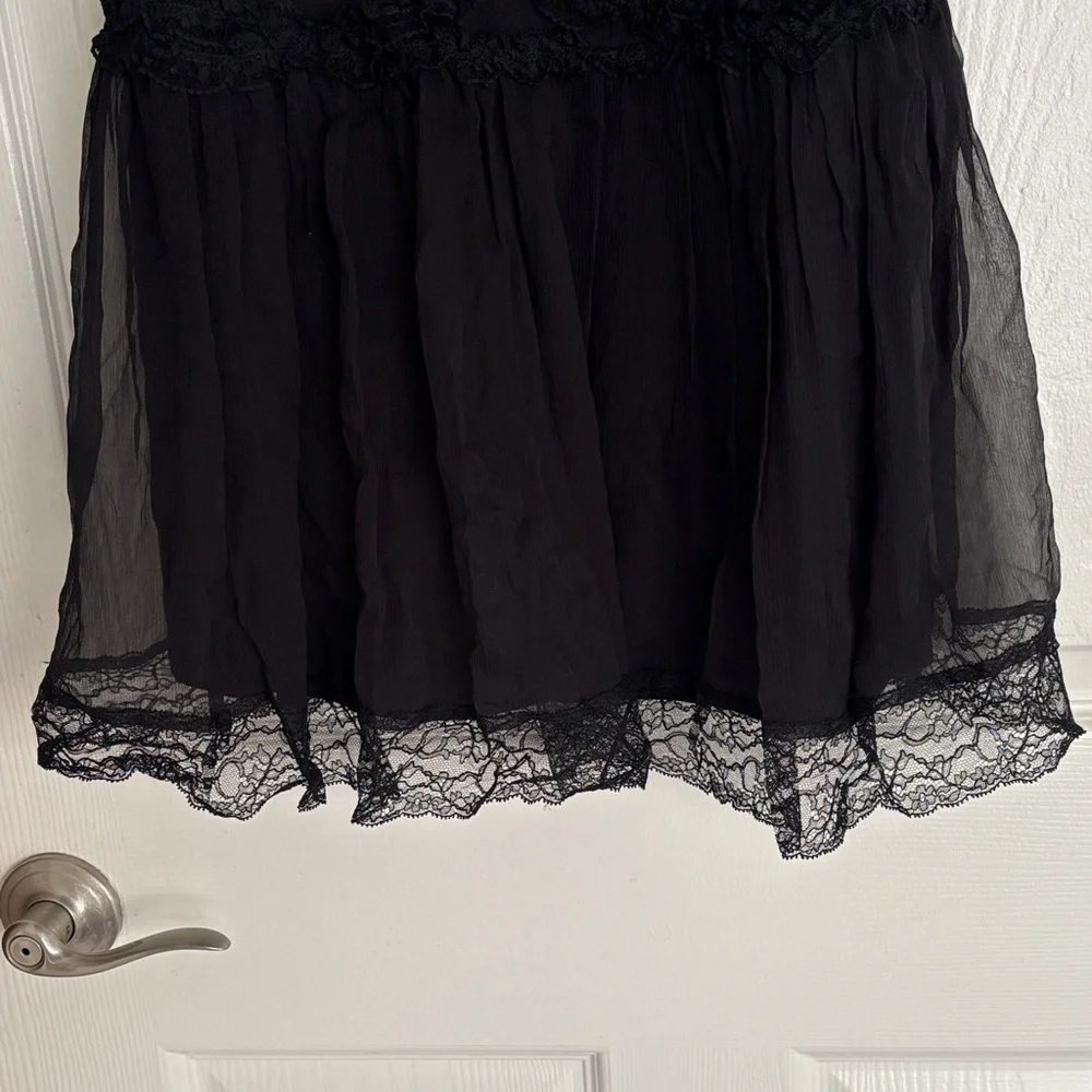 Dolce and Gabbana Black Lace Slip Dress - Picture 3 of 5